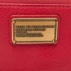 Marc by Marc Jacobs Pink Leather Classic Q Wingman Wallet