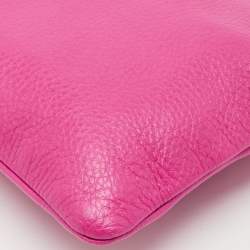 Marc by Marc Jacobs Fuchsia Leather Classic Q Wristlet Clutch