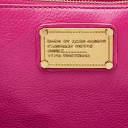 Marc by Marc Jacobs Fuchsia Leather Classic Q Wristlet Clutch