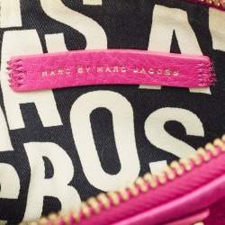 Marc by Marc Jacobs Fuchsia Leather Classic Q Wristlet Clutch