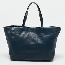 Marc by Marc Jacobs Teal Green Leather Shopper Tote