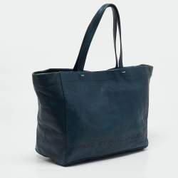 Marc by Marc Jacobs Teal Green Leather Shopper Tote