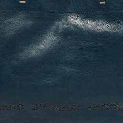 Marc by Marc Jacobs Teal Green Leather Shopper Tote