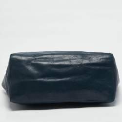 Marc by Marc Jacobs Teal Green Leather Shopper Tote