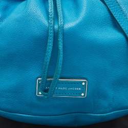 Marc by Marc Jacobs Blue Leather Too Hot to Handle Bucket Bag