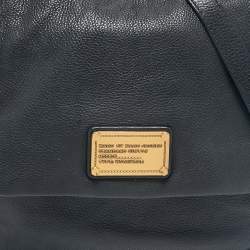 Marc by Marc Jacobs Navy Blue Pebbled Leather Classic Q Lil Ukita Bag