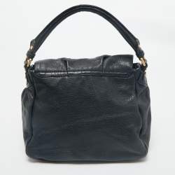 Marc by Marc Jacobs Navy Blue Pebbled Leather Classic Q Lil Ukita Bag