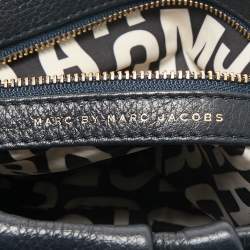 Marc by Marc Jacobs Navy Blue Pebbled Leather Classic Q Lil Ukita Bag