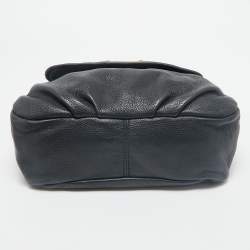 Marc by Marc Jacobs Navy Blue Pebbled Leather Classic Q Lil Ukita Bag