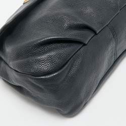 Marc by Marc Jacobs Navy Blue Pebbled Leather Classic Q Lil Ukita Bag