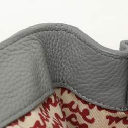 Marc by Marc Jacobs Grey Leather Turn Lock Flap Satchel