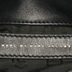 Marc by Marc Jacobs Black Leather Petal to the Metal Flap Crossbody Bag 