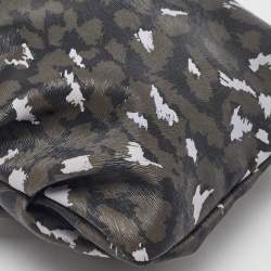 Pre Owned Marc by Marc Jacobs Black/Grey Animal Printed Leather Shoulder Bag