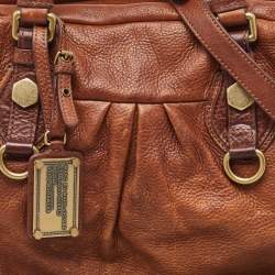 Pre Owned Marc by Marc Jacobs Brown Leather Classic Q Baby Groovee Satchel