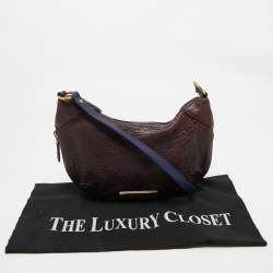 Pre Owned Marc by Marc Jacobs Purple Leather Zip Crossbody Bag