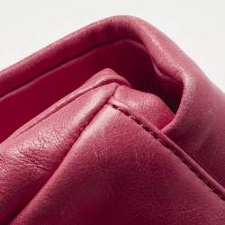Pre Owned Marc by Marc Jacobs Dark Pink Leather Marchive Backpack