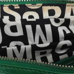 Pre Owned Marc by Marc Jacobs Green Leather Classic Q Groovee Satchel