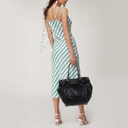 Pre Owned Marc by Marc Jacobs Black Leather Classic Shopper Tote