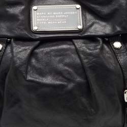 Pre Owned Marc by Marc Jacobs Black Leather Classic Shopper Tote