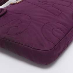 Pre Owned Marc By Marc Jacobs Purple Nylon Pretty 13 Laptop Bag