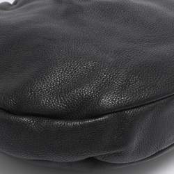 Pre Owned Marc by Marc Jacobs Black Leather Classic Q Hillier Hobo