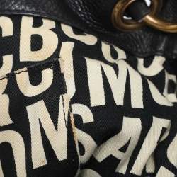 Pre Owned Marc by Marc Jacobs Black Leather Classic Q Hillier Hobo
