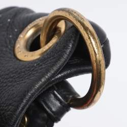 Pre Owned Marc by Marc Jacobs Black Leather Classic Q Hillier Hobo