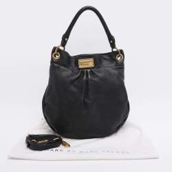 Pre Owned Marc by Marc Jacobs Black Leather Classic Q Hillier Hobo