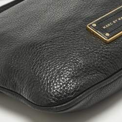 Pre Owned Marc by Marc Jacobs Black Leather Too Hot To Handle Sia Crossbody Bag