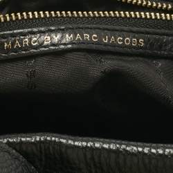 Pre Owned Marc by Marc Jacobs Black Leather Too Hot To Handle Sia Crossbody Bag