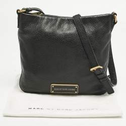 Pre Owned Marc by Marc Jacobs Black Leather Too Hot To Handle Sia Crossbody Bag
