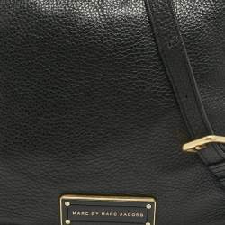 Pre Owned Marc by Marc Jacobs Black Leather Too Hot To Handle Sia Crossbody Bag