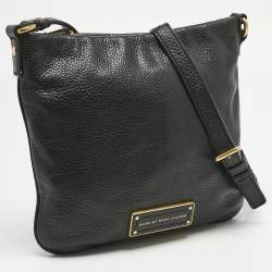 Pre Owned Marc by Marc Jacobs Black Leather Too Hot To Handle Sia Crossbody Bag