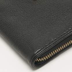 مملوكة مسبقًا محفظة مارك باي مارك جاكوبس تو هوت تو هاندل كونتيننتال جلد سوداء