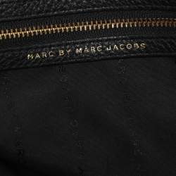 Pre Owned Marc by Marc Jacobs Black Leather Classic Q Francesca Tote