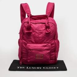 مملوكة مسبقًا Marc by Marc Jacobs Pink Nylon Backpack