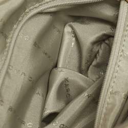 Pre Owned Marc by Marc Jacobs Belmont Cream/Grey Leather Satchel