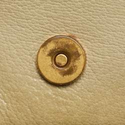 Pre Owned Marc by Marc Jacobs Belmont Cream/Grey Leather Satchel