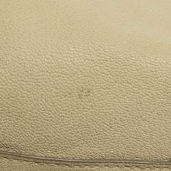 Pre Owned Marc by Marc Jacobs Belmont Cream/Grey Leather Satchel