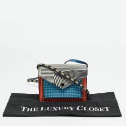 مملوكة مسبقًا حقيبة كروس مارك باي مارك  جاكوبس متروبولاي مخططة متعددة الألوان قماش مغطى