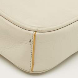 مملوكة مسبقًا Marc by Marc Jacobs Sally Light Grey/Mustard Leather Crossbody Bag