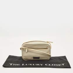 مملوكة مسبقًا Marc by Marc Jacobs Sally Light Grey/Mustard Leather Crossbody Bag