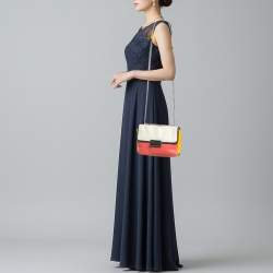 مملوكة مسبقًا Marc by Marc Jacobs Rebel 24 Colorblock Leather Shoulder Bag