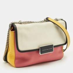 مملوكة مسبقًا Marc by Marc Jacobs Rebel 24 Colorblock Leather Shoulder Bag