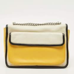 مملوكة مسبقًا Marc by Marc Jacobs Rebel 24 Colorblock Leather Shoulder Bag