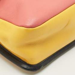 مملوكة مسبقًا Marc by Marc Jacobs Rebel 24 Colorblock Leather Shoulder Bag