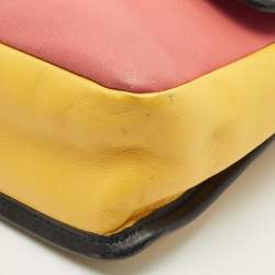 مملوكة مسبقًا Marc by Marc Jacobs Rebel 24 Colorblock Leather Shoulder Bag