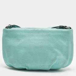 مملوكة مسبقًا Marc by Marc Jacobs Classic Q Percy Turquoise Blue Leather Crossbody Bag