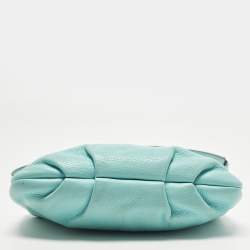 مملوكة مسبقًا Marc by Marc Jacobs Classic Q Percy Turquoise Blue Leather Crossbody Bag