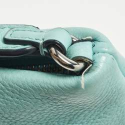 مملوكة مسبقًا Marc by Marc Jacobs Classic Q Percy Turquoise Blue Leather Crossbody Bag